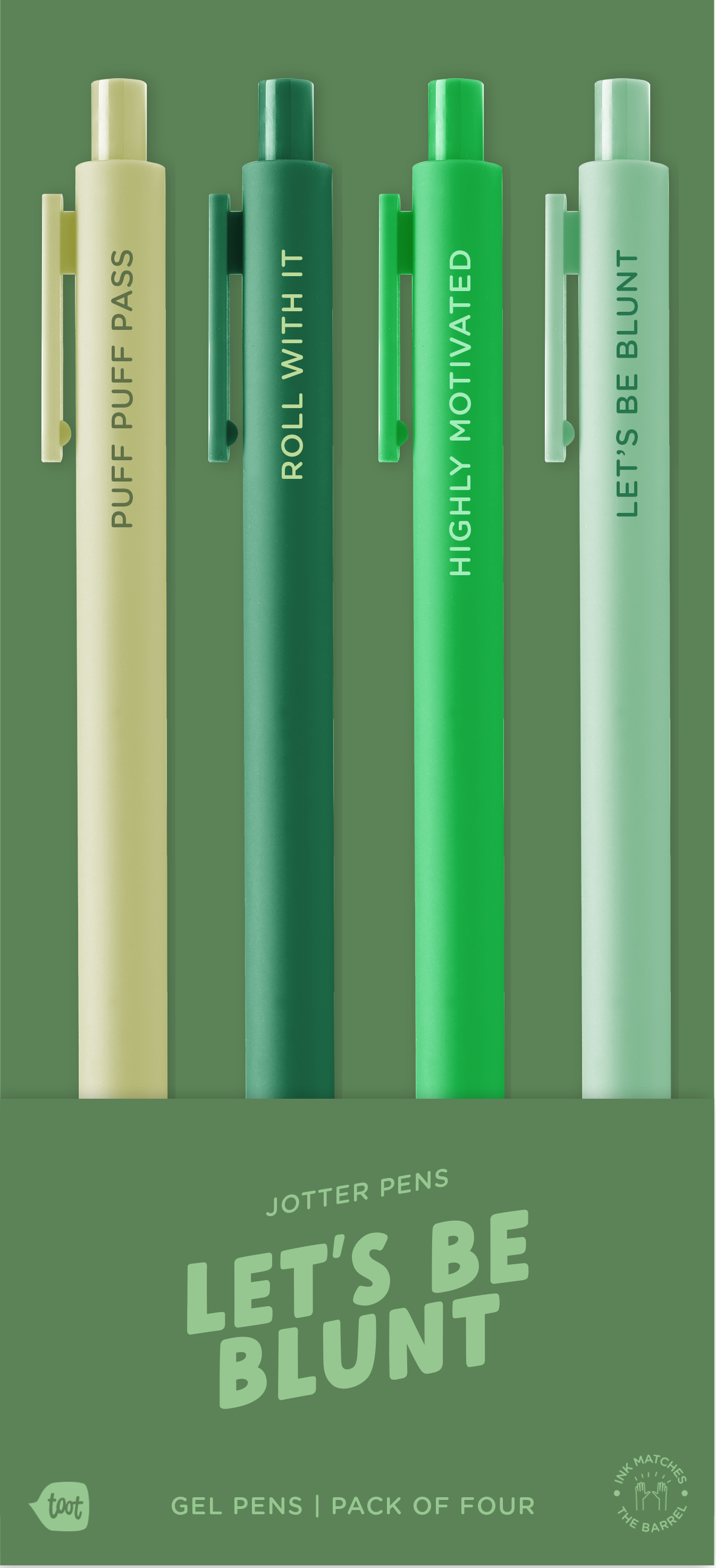 Jotter Sets 4 Pack Colorful Pens