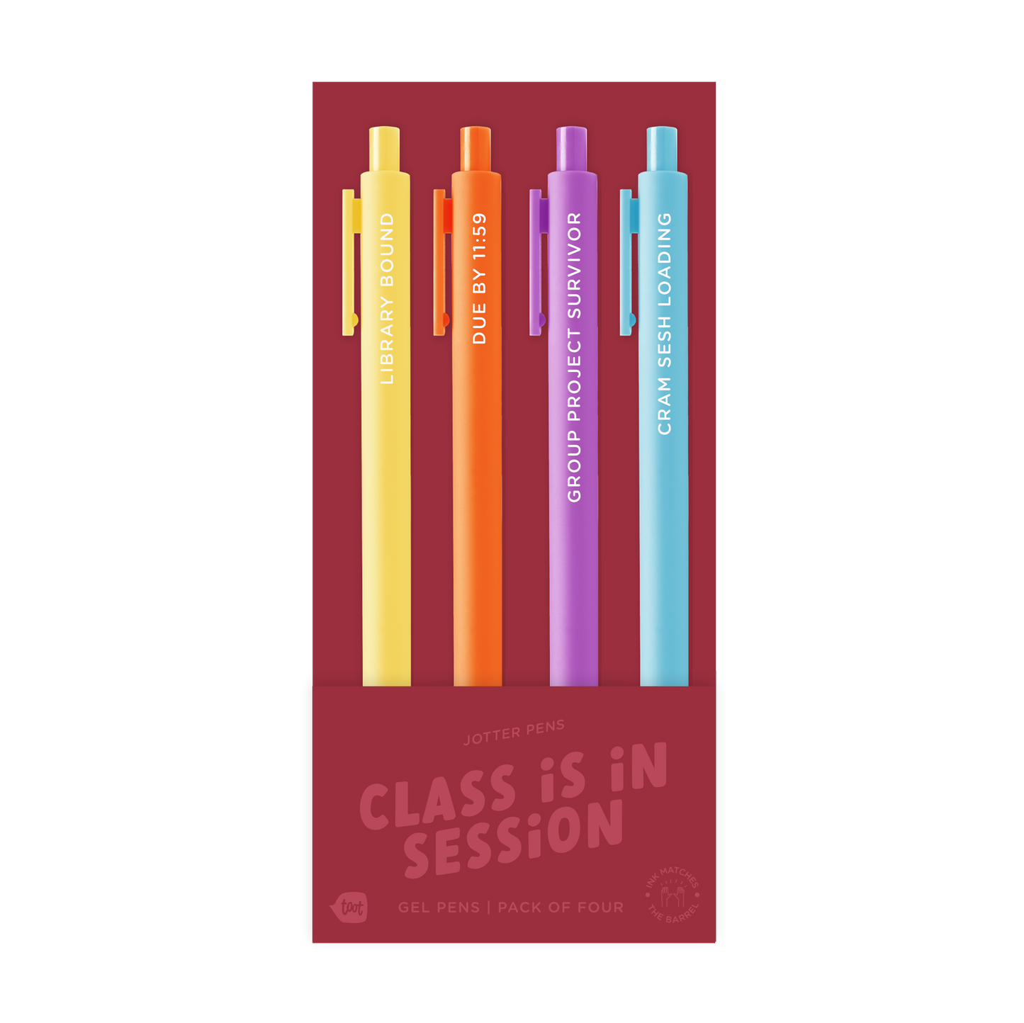 Jotter Sets 4 Pack Colorful Pens