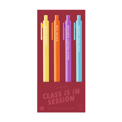 Jotter Sets 4 Pack Colorful Pens
