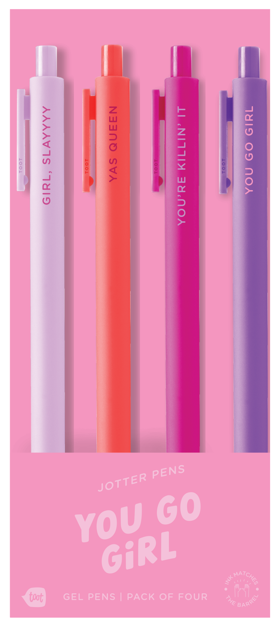Jotter Sets 4 Pack Colorful Pens