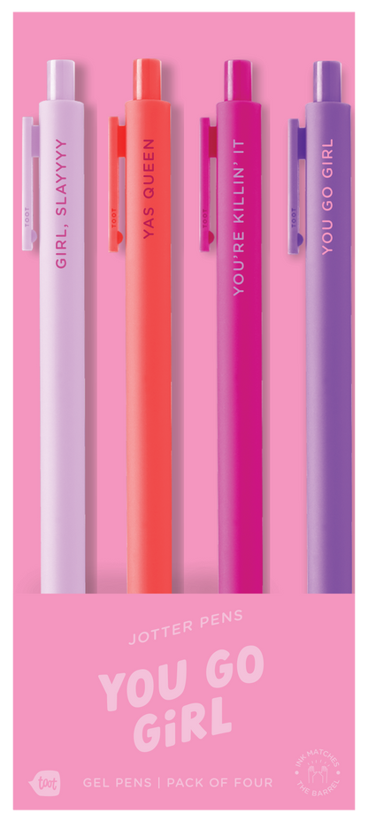 Jotter Sets 4 Pack Colorful Pens