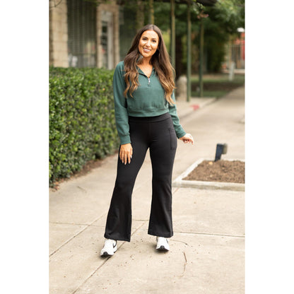 The Charlotte – Fleece Bootcut Leggings