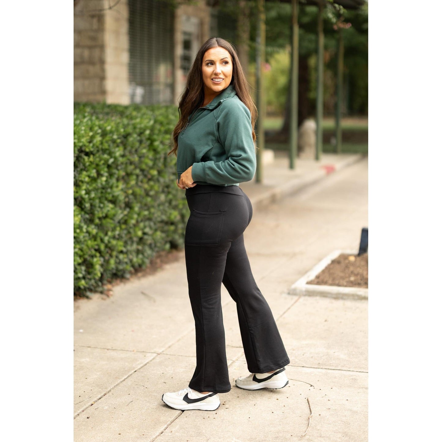 The Charlotte – Fleece Bootcut Leggings