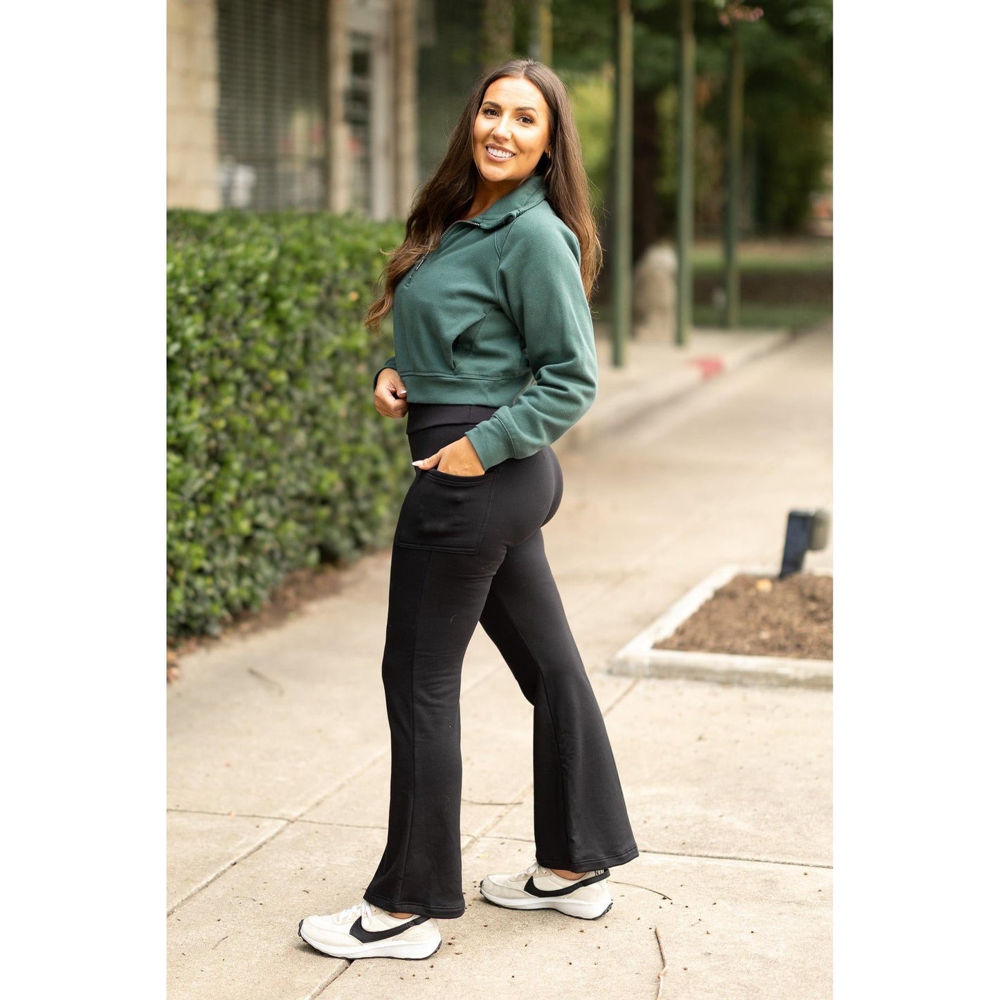 The Charlotte – Fleece Bootcut Leggings