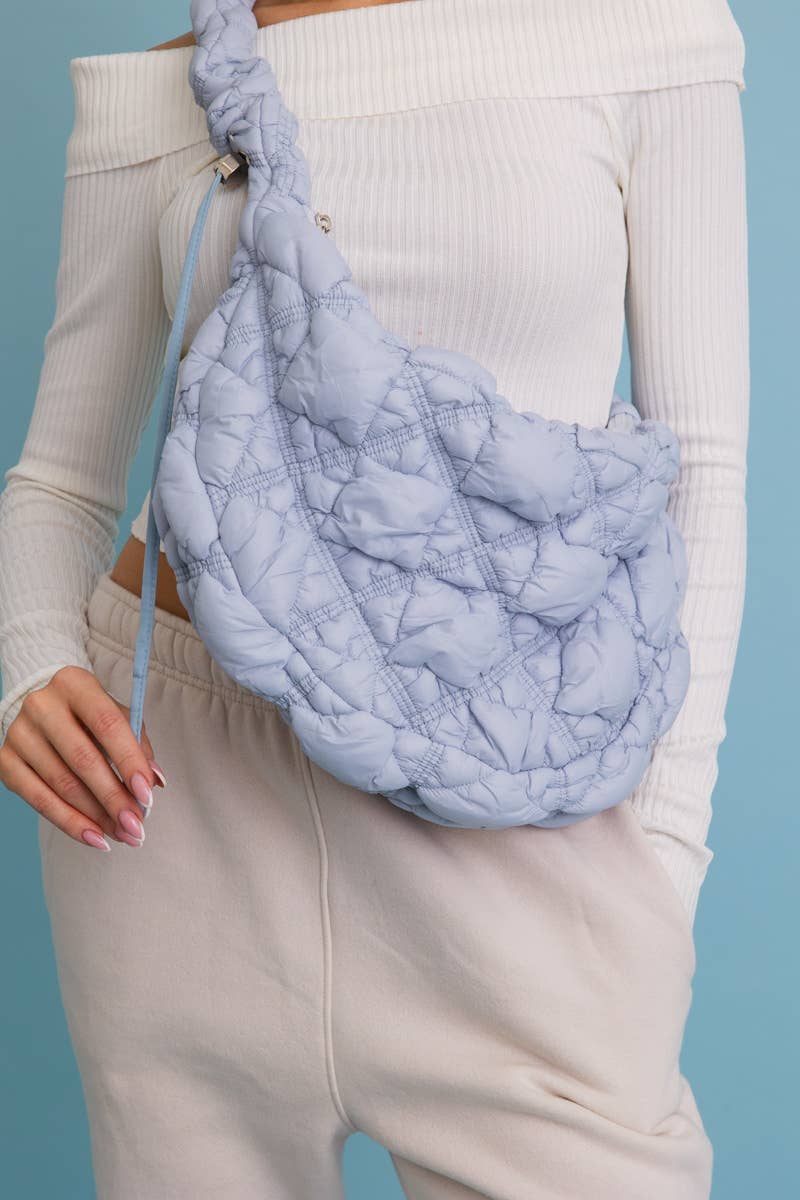 Carry All Quilted Puffer Crossbody Bag ☁️