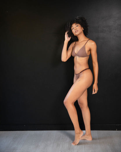 Triangle Bralette - Cocoa