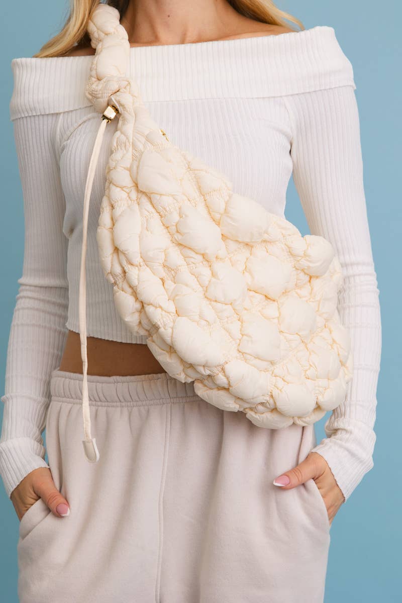 Carry All Quilted Puffer Crossbody Bag ☁️