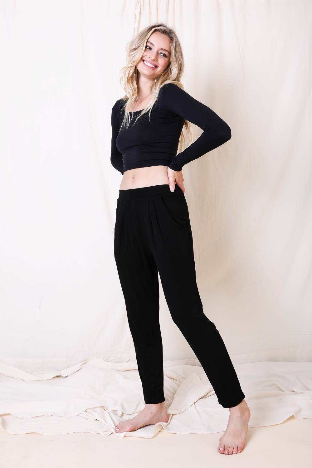 Wide Band Lounge Stretch Pants