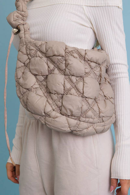 Carry All Quilted Puffer Crossbody Bag ☁️