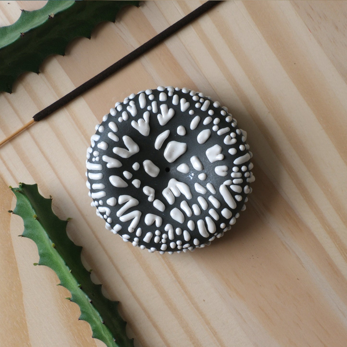 Handmade Stoneware Incense Holder Eve