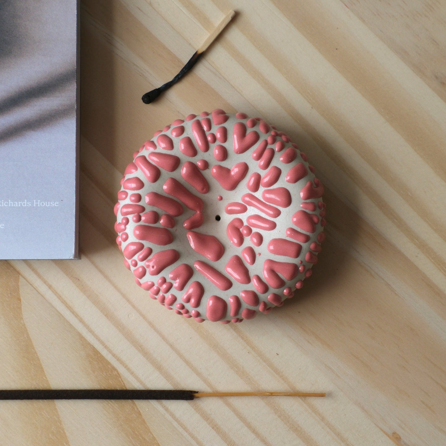 Handmade Stoneware Incense Holder Eve