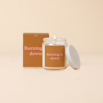 Candle Jar w/Lid - Yippie Affirmations