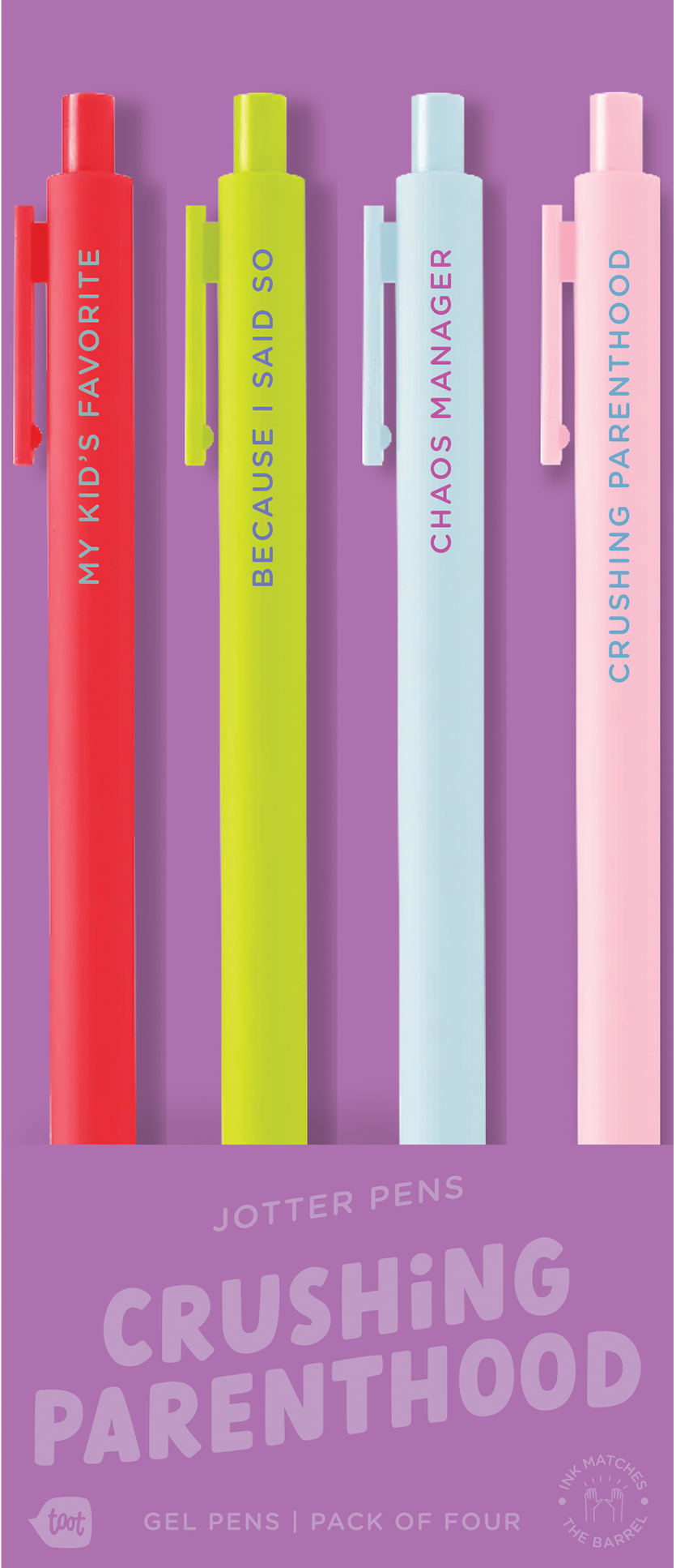 Jotter Sets 4 Pack Colorful Pens