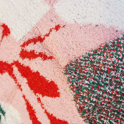 Cherry Bow Check Blanket – Soft & Sweet Throw