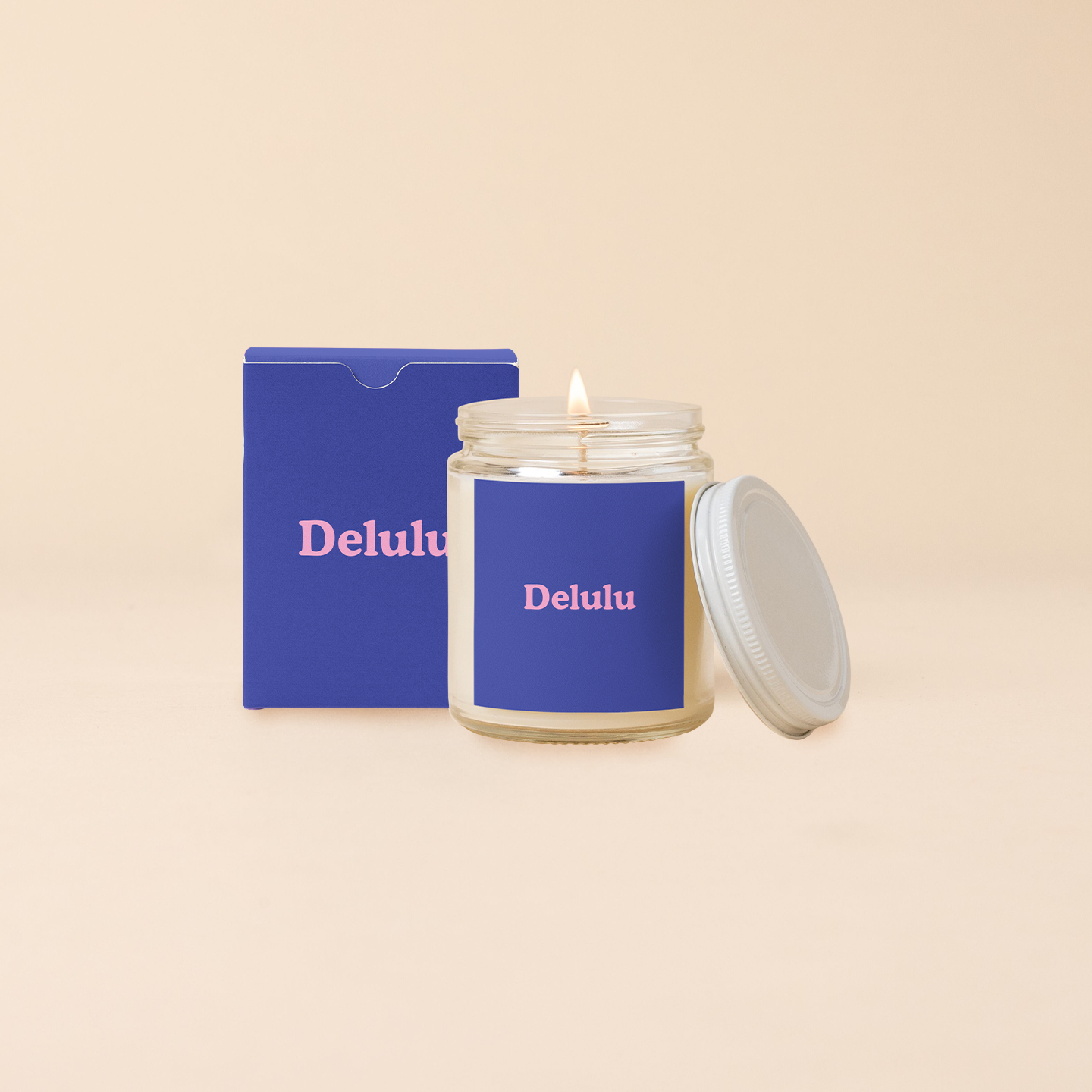 Candle Jar w/Lid - Yippie Affirmations