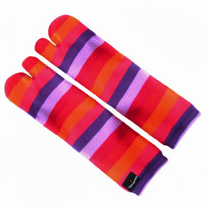 Flip Flop Socks Tabi Socks - Jellybean by Polar Feet Fleece