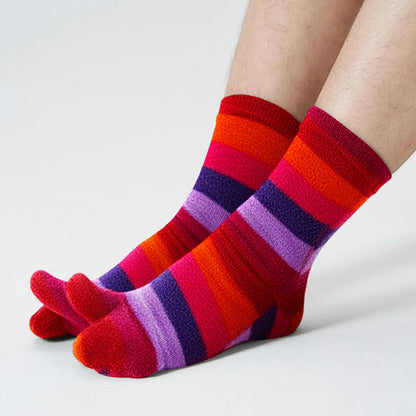 Flip Flop Socks Tabi Socks - Jellybean by Polar Feet Fleece