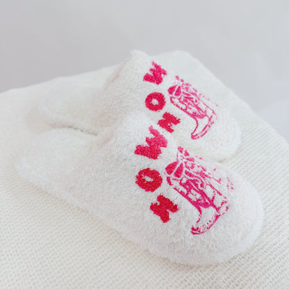 Howdy Boot Coziest Lounge Slippers