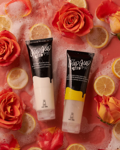 Hydrating Body Care Bundle – Lotion, Citrus Wash & Sponge