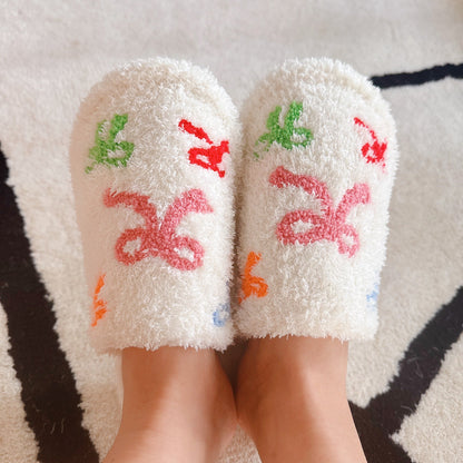 Bow Field Cozy Lounge Slipper