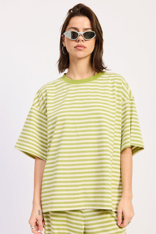 Nerina Striped Oversized Shirt
