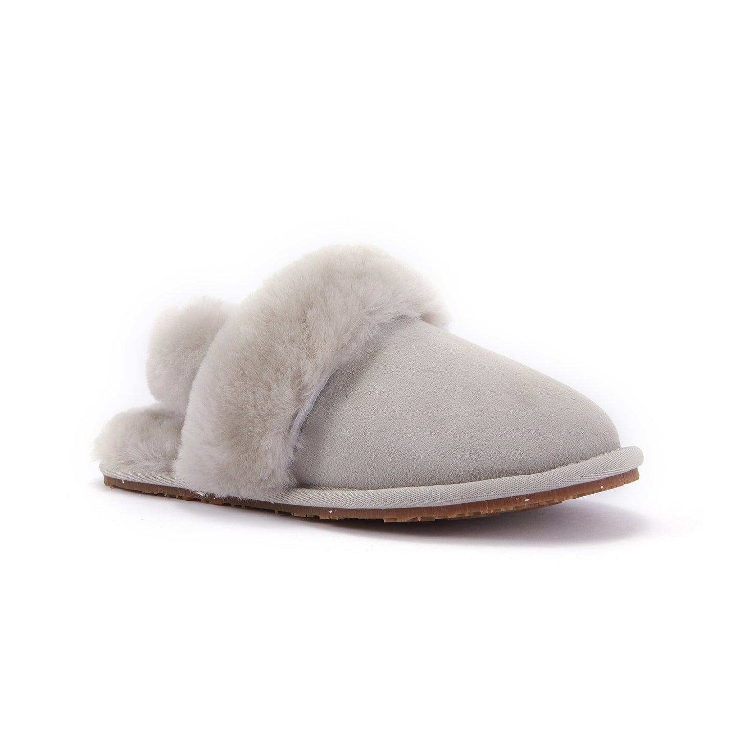 KIDS SLINGBACK MULE ICE GRAY (SHEARLING)