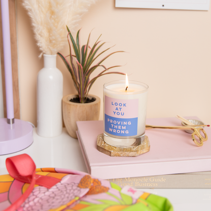 Candle Rocks Glass - Color Me Happy