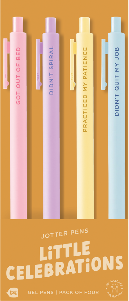 Jotter Sets 4 Pack Colorful Pens