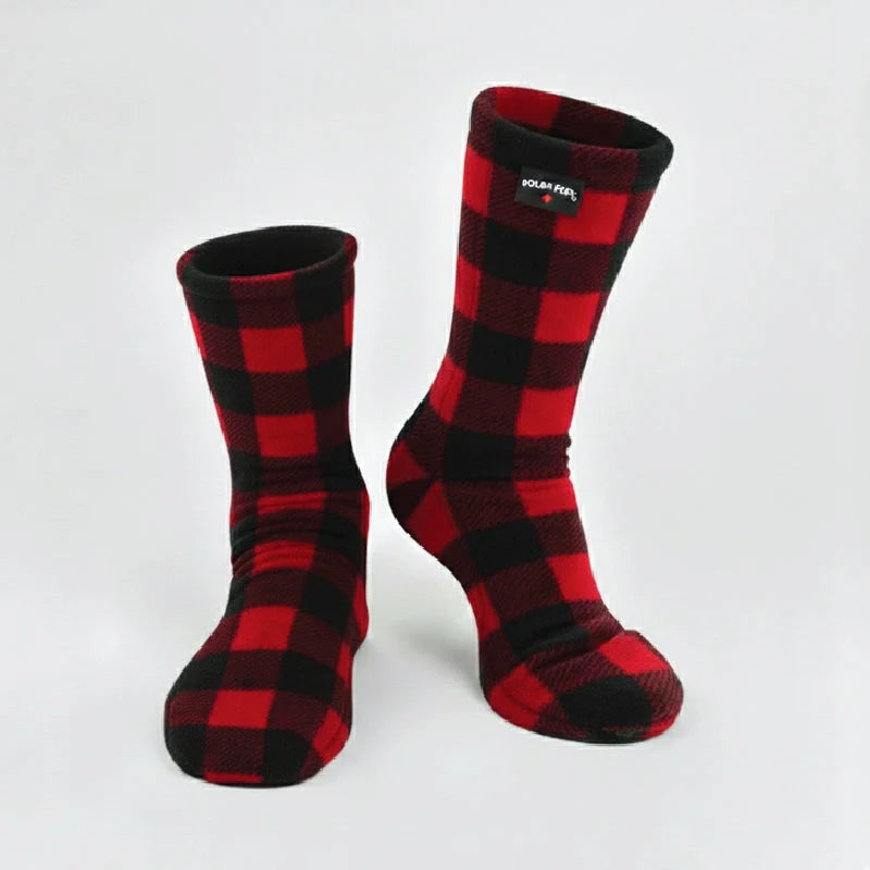 SUPER STRETCHY Fleece Socks - Lumberjack by Polar Feet