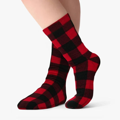 SUPER STRETCHY Fleece Socks - Lumberjack by Polar Feet