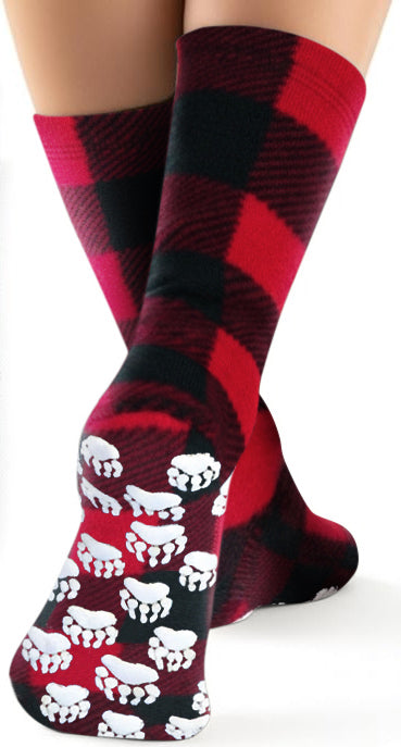 SUPER STRETCHY Fleece Socks - Lumberjack by Polar Feet
