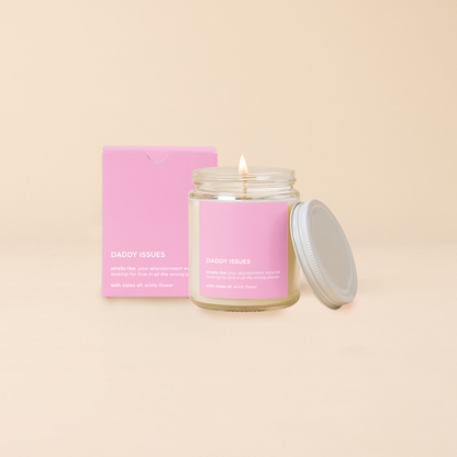 Candle Jar w/Lid - Life