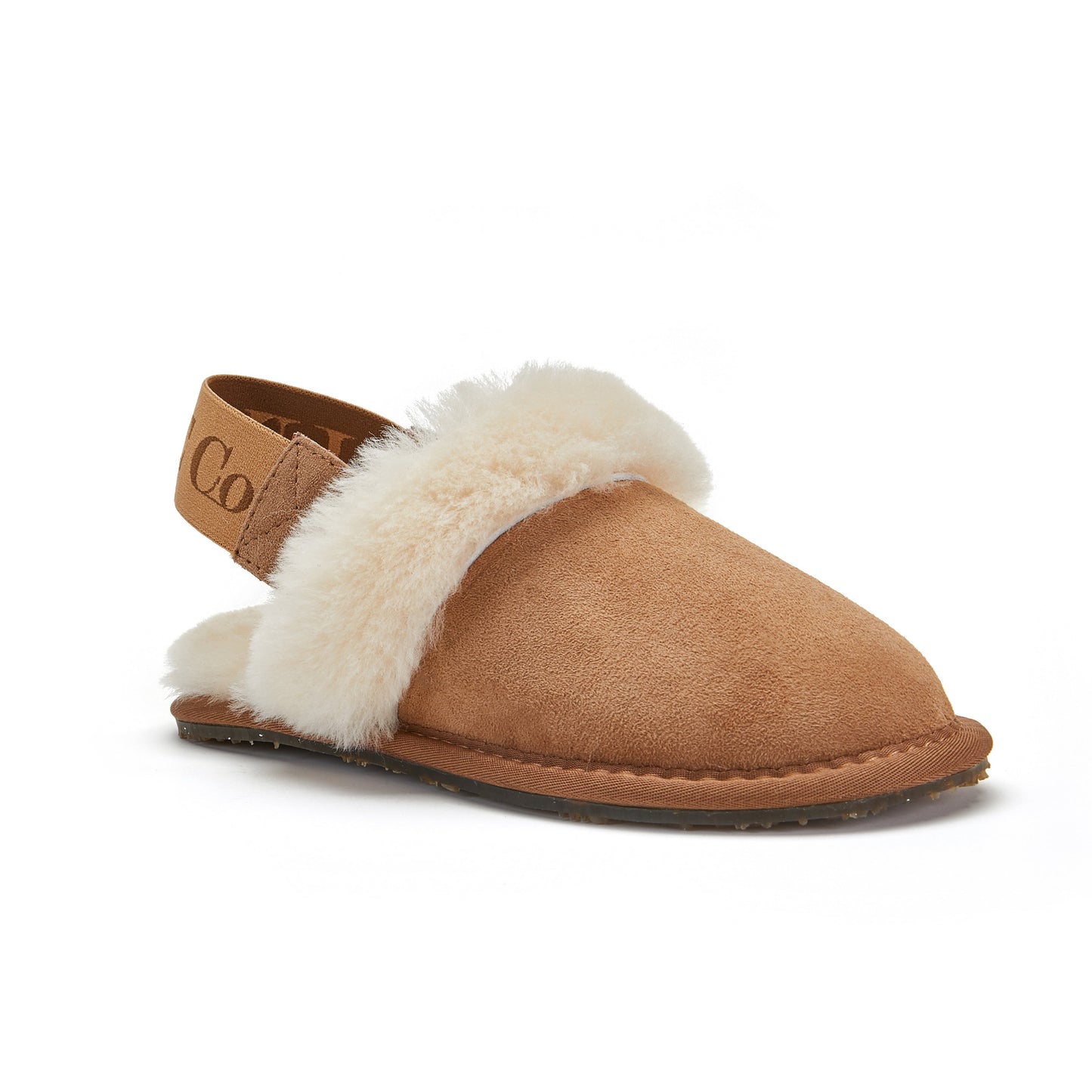KIDS SLINGBACK MULE CHESTNUT (ELASTIC)