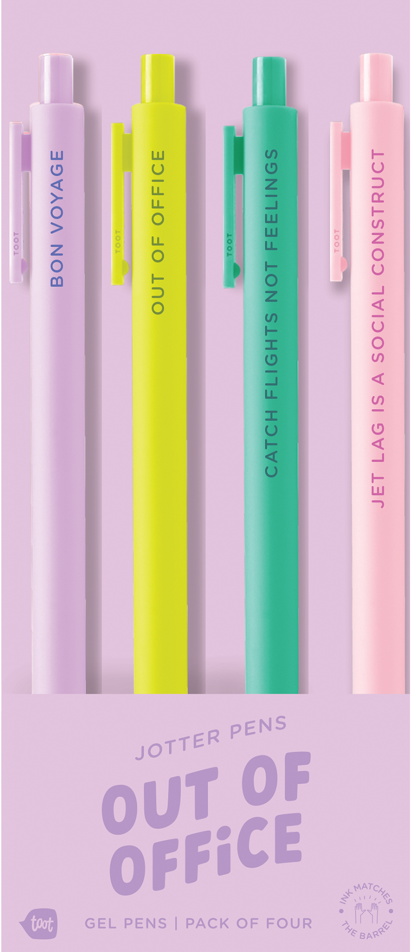 Jotter Sets 4 Pack Colorful Pens