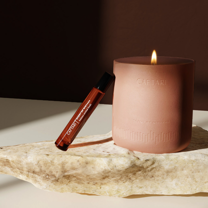 Scent of Nirvana Rollerball + Candle Bundle