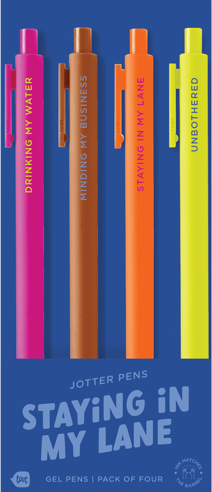 Jotter Sets 4 Pack Colorful Pens