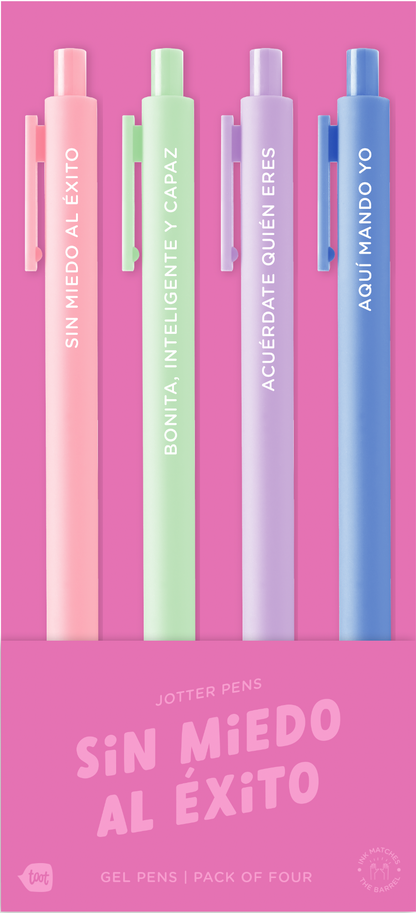 Jotter Sets 4 Pack Colorful Pens