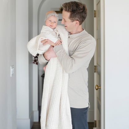 WAFFLE KNIT TODDLER BLANKETS
