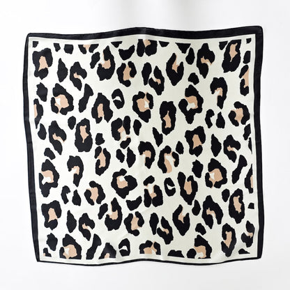 Sylvie Leopard Square Scarf