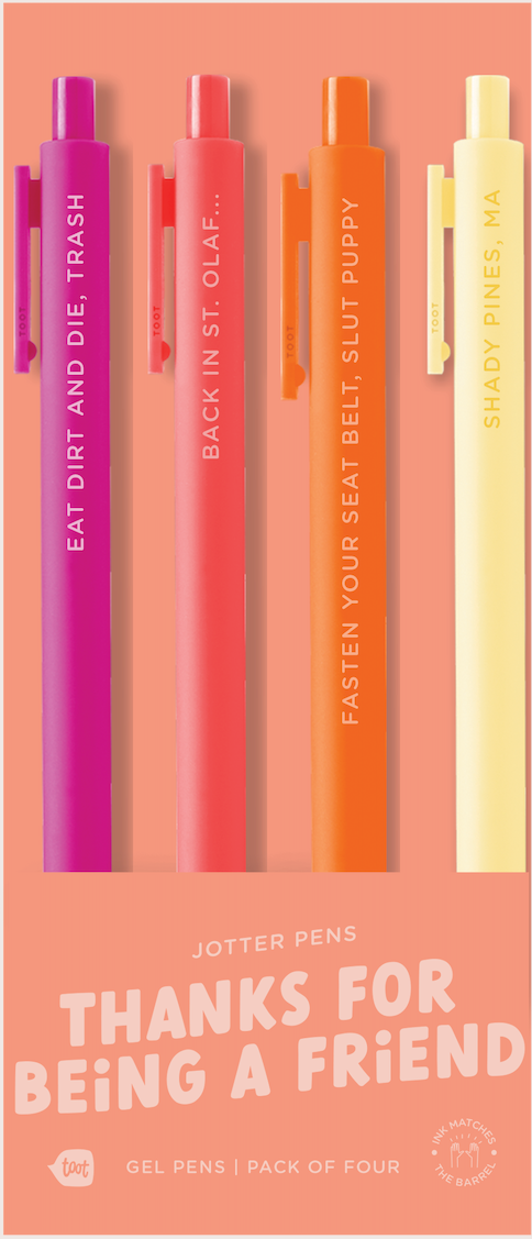 Jotter Sets 4 Pack Colorful Pens