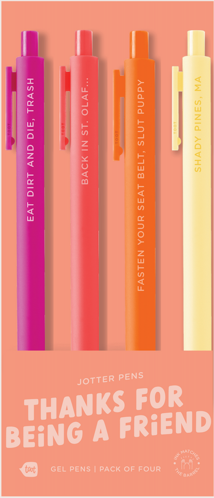 Jotter Sets 4 Pack Colorful Pens