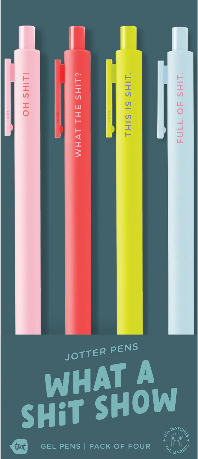 Jotter Sets 4 Pack Colorful Pens