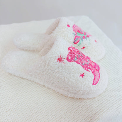 Western Whimsy Coziest Lounge Slippers