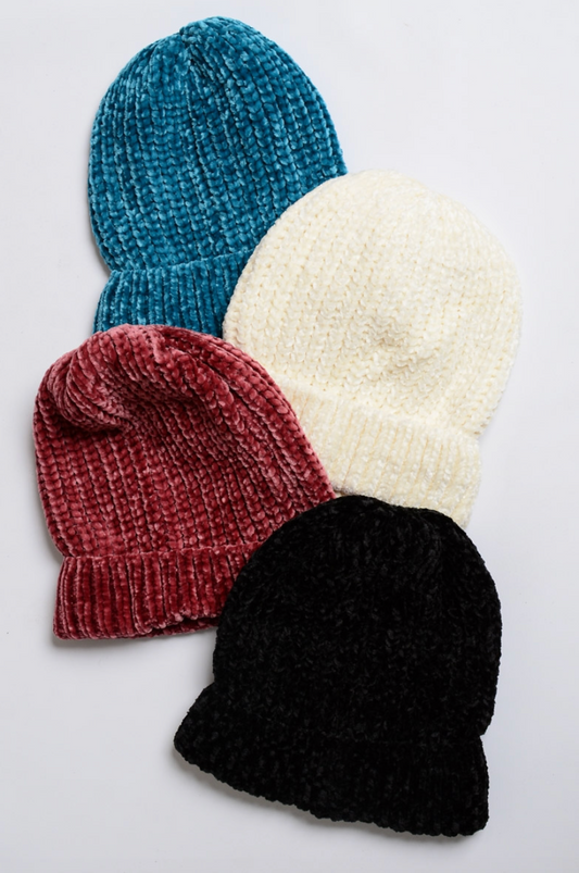 Soft Chenille Beanie