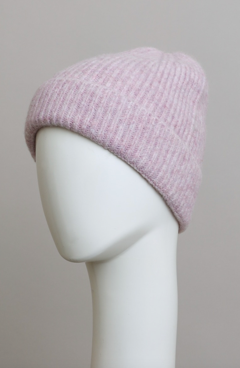 Rib Knit Cuffed Beanie