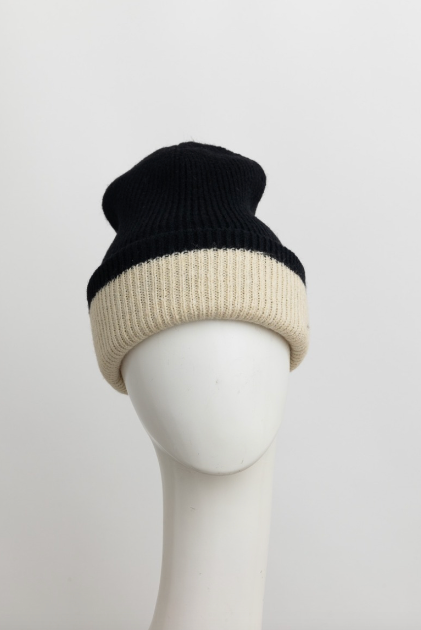 Essential Harmony Two-Tone Knit Beanie