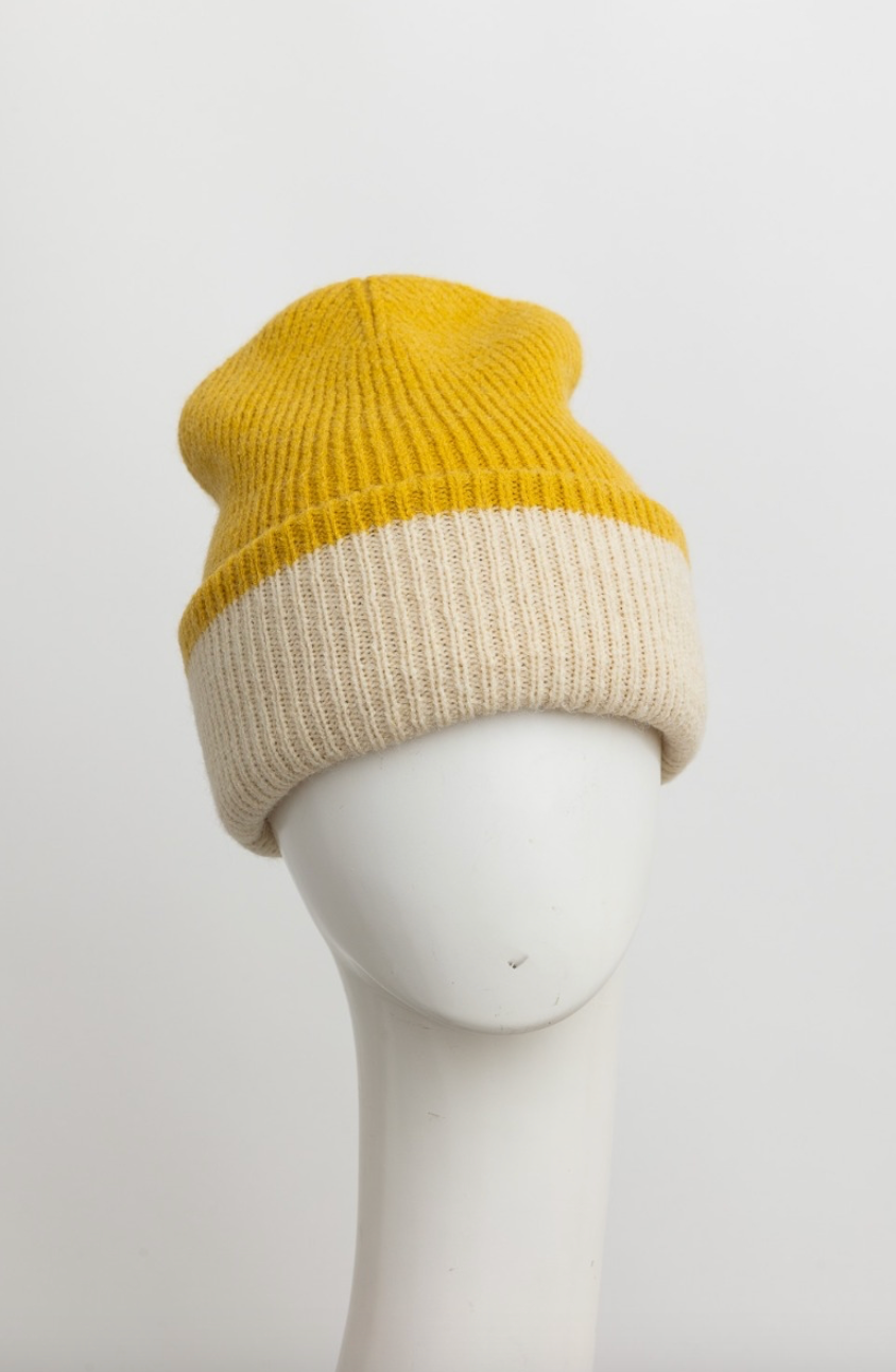 Essential Harmony Two-Tone Knit Beanie