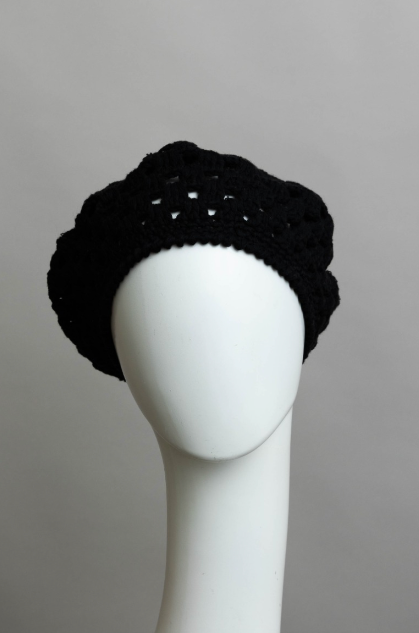 Darling Crochet Knitted Beret