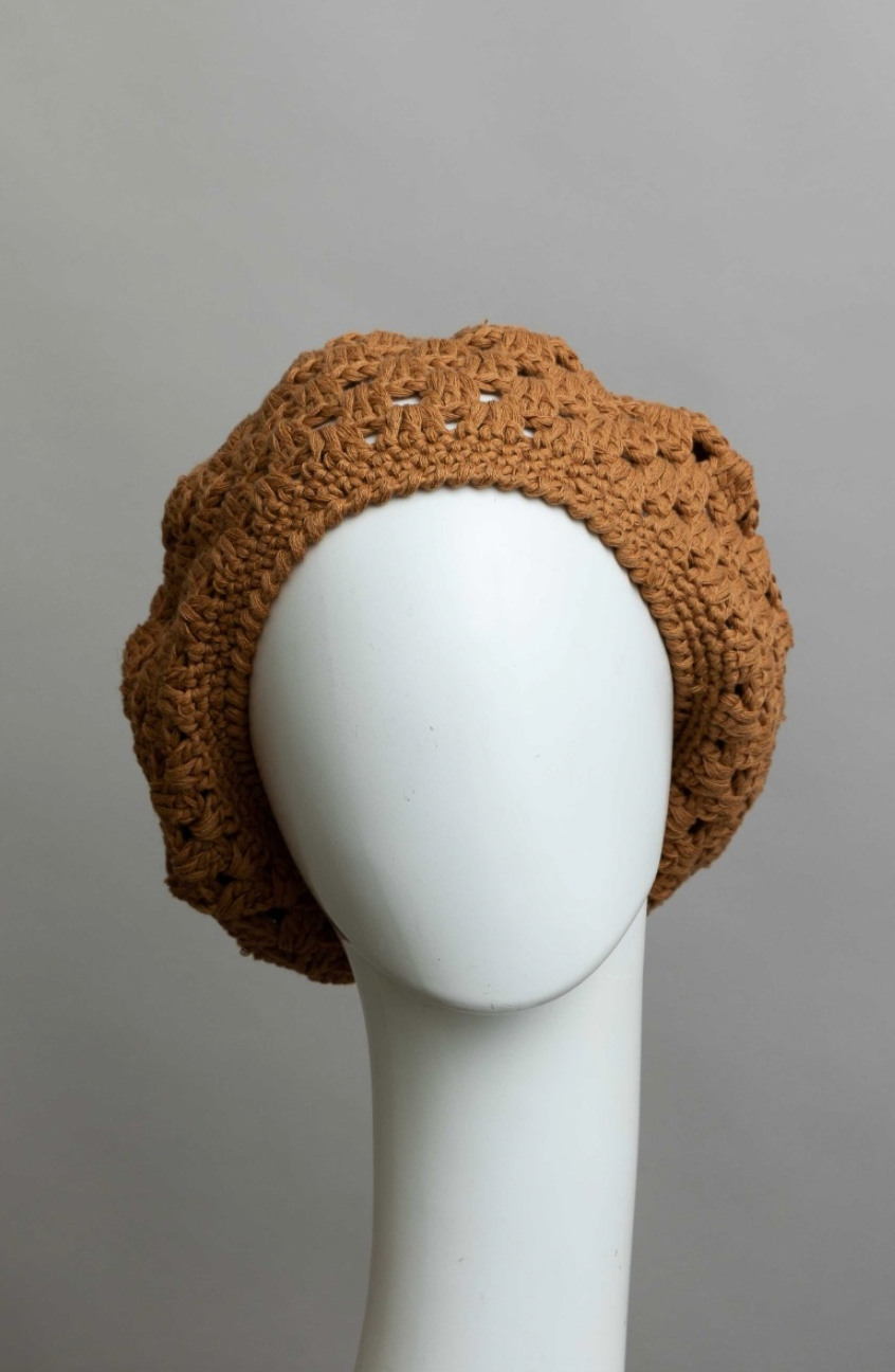 Darling Crochet Knitted Beret