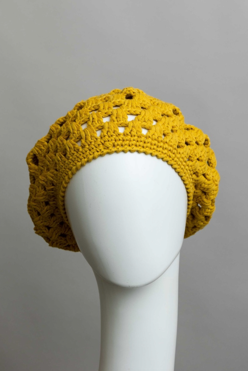 Darling Crochet Knitted Beret